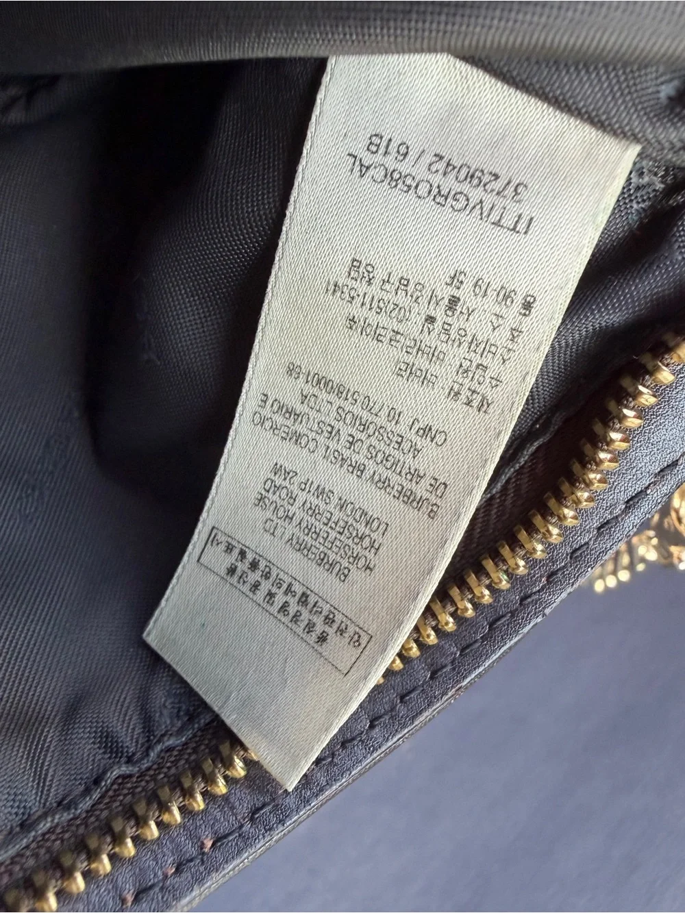 Vintage Burberry Clara Pochette Mini Shoulder Bag Canvas